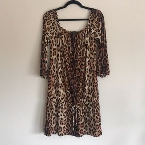 Eva Varro leopard print dress